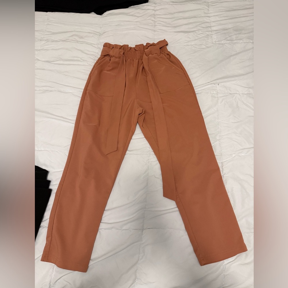 Pink Tie Pants